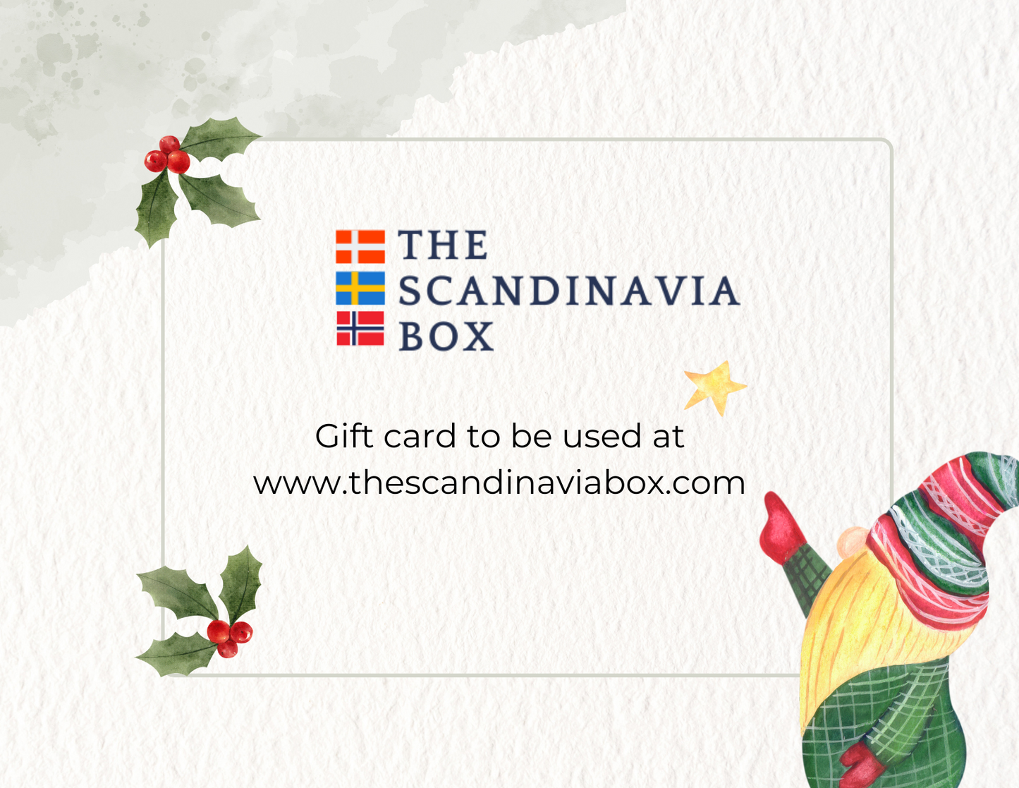 The Scandinavia Box Gift Card